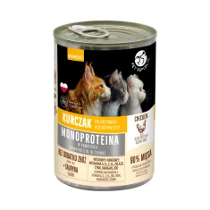 Вологий корм для котів PetRepublic Monoprotein з куркою в соусі 400 г (5904316132194)