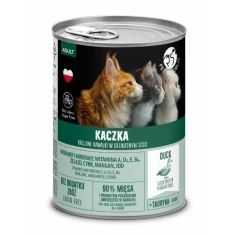 Вологий корм для котів PetRepublic Adult шматочки у соусі з качкою 400 г (5904316134785)