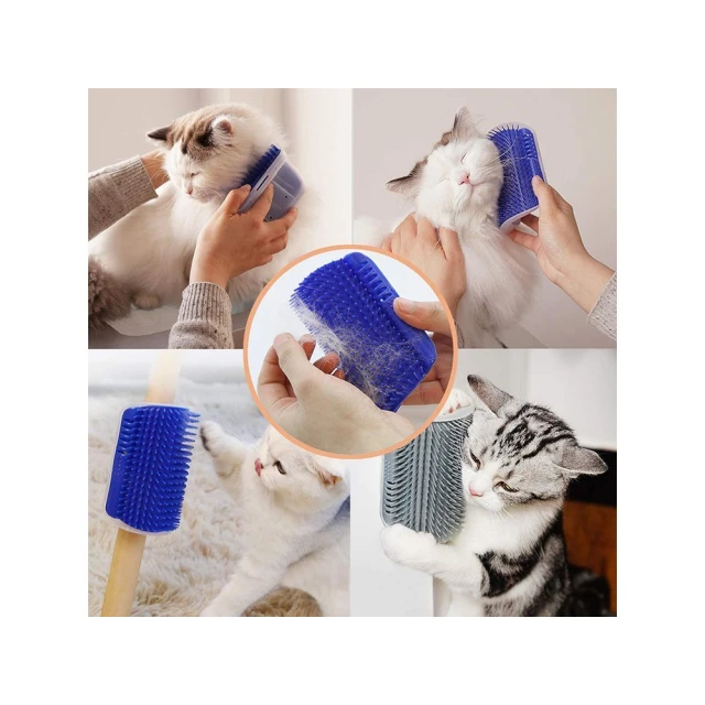 Кігтеточка для котів Nuxie кутова з котячою м'ятою (5904316192402)