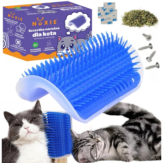 Кігтеточка для котів Nuxie кутова з котячою м'ятою (5904316192402)