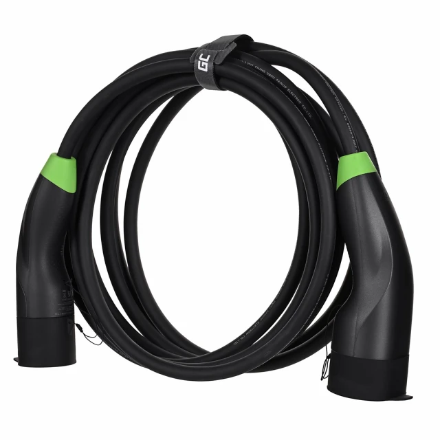 Кабель для зарядки електромобіля Green Cell GC Snap Type 2 11kW 7м (EVKABGC04)