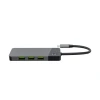 Хаб Green Cell USB-C адаптер Connect 7 в 1 3xUSB 3.1 HDMI 4K 60Hz USB-C PD 85W microSD/SD (HUBGC01)