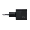 Мережевий зарядний пристрій Green Cell USB-C GaN PowerGan 33W PD 3.0 QC 3.0 Black (CHARGC06)