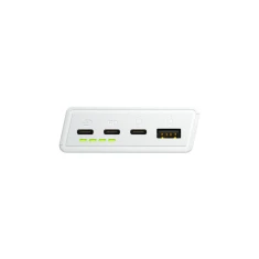 Павербанк Green Cell PowerPlay 20S 20000 мАг 22,5 Вт 3x USB-C PD 1x USB-A White (PBGC03SW)