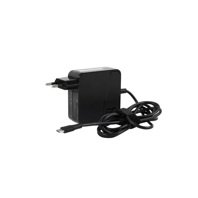Зарядний пристрій Green Cell USB-C 65W Power Delivery (AD134PV2)