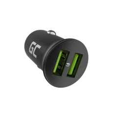 Автомобільний зарядний пристрій Green Cell PowerRide Nano36 36W 6A 2x USB-A (CADM-GC-36AA)