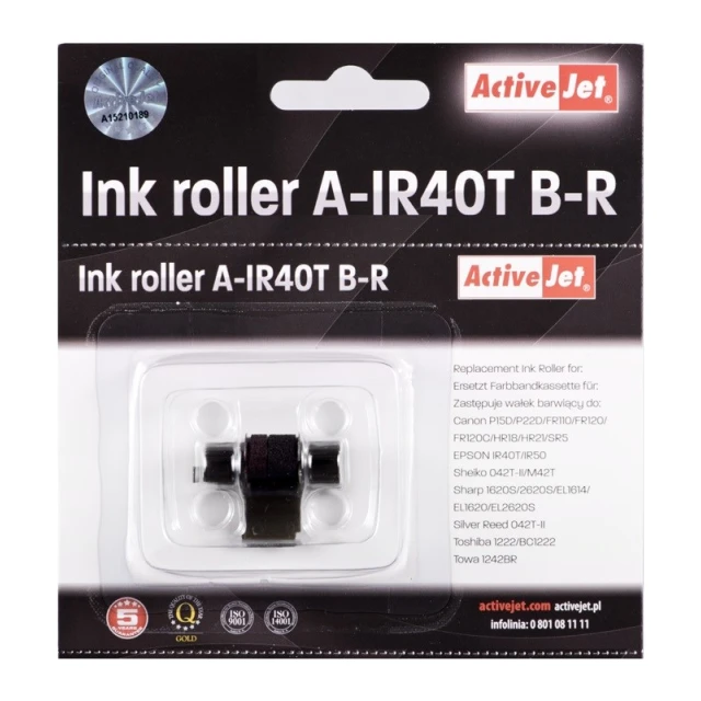 Набор валиков для принтера ActiveJet A-IR40T для Epson IR40T Black Red 5 шт (5904356299512)