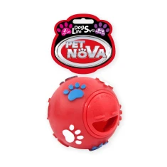 Іграшка для собак Aqua Nova м'яч для ласощів 7,5 см Red (5904378731267)