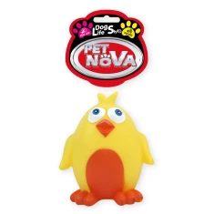 Игрушка для собак Aqua Nova курица резиновая круглая 10 см Yellow (5904378731571)