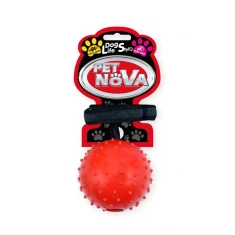 Игрушка для собак Aqua Nova мяч апорт на ремне 7 см (5904378732387)