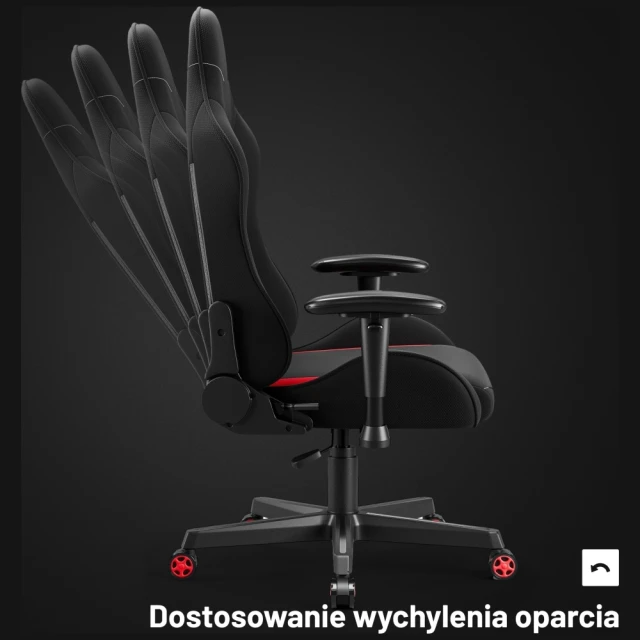 Крісло геймерське Diablo Chairs X-Starter Black/Red (1430)