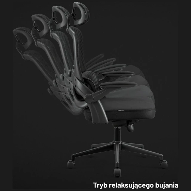 Крісло офісне Diablo Chairs V-Light ергономічне Black (1608)