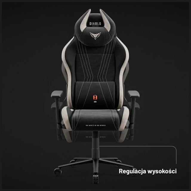 Кресло игровое Diablo Chairs X-Horn 2.0 Normal Size Black/Camel (1611)