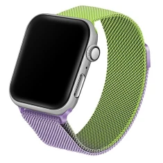 Ремінець Beline Steel для Apple Watch Series 11/10 42 mm | Series 9/8/7 41 mm | 6/5/SE 40 mm | 3/2/1 38 mm Green/Purple (5904422912703)