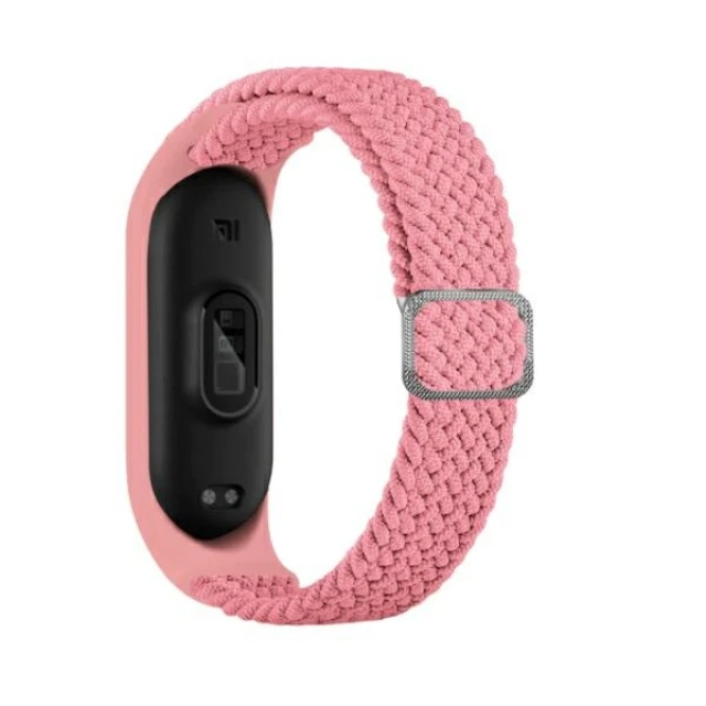 Ремешок Beline Textile для Xiaomi Mi Band 7/6/5 Pink (5904422914202)