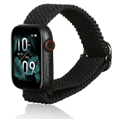 Ремінець Beline Textile для Apple Watch Series 11/10 42 mm | Series 9/8/7 41 mm | 6/5/SE 40 mm | 3/2/1 38 mm Black (5904422914301)
