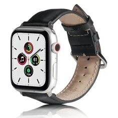 Ремешок Beline Leather для Apple Watch Series 11/10 42 mm | Series 9/8/7 41 mm | 6/5/SE 40 mm | 3/2/1 38 mm Black (5904422914349)