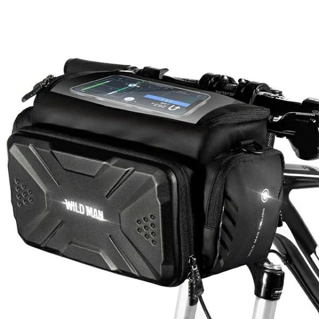Сумка-тримач для велосипеда WILDMAN GS6 Black (GS6)