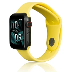 Ремінець Beline Silicone для Apple Watch Ultra 3/2/1 49 mm | Series 11/10 46 mm | Series 9/8/7/6/5/4/SE 45 mm | 44 mm Yellow (5904422919825)