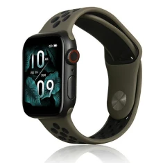 Ремінець Beline Sport Silicone для Apple Watch Series 11/10 42 mm | Series 9/8/7 41 mm | 6/5/SE 40 mm | 3/2/1 38 mm Brown/Black (5904422919863)