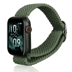 Ремінець Beline Textile для Apple Watch Series 11/10 42 mm | Series 9/8/7 41 mm | 6/5/SE 40 mm | 3/2/1 38 mm Green (5904422919931)