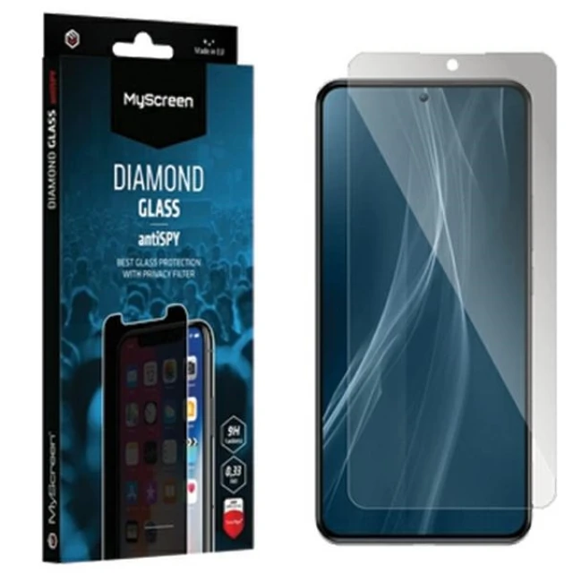 Захисне скло MyScreenProtector AntiSPY Diamond Glass для Samsung Galaxy A54 / S23 FE Black (MD7449TGPR)
