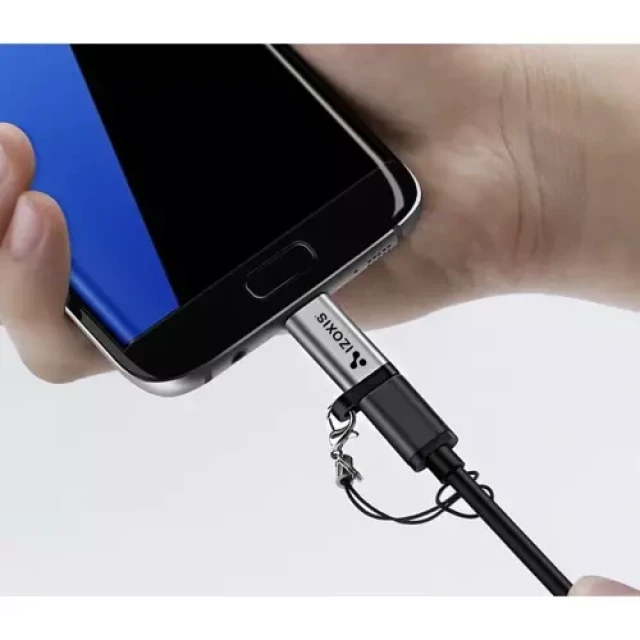 Адаптер Izoxis USB-C — Micro USB 2.0 (5904463314108)