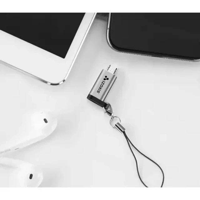 Адаптер Izoxis USB-C — Micro USB 2.0 (5904463314108)