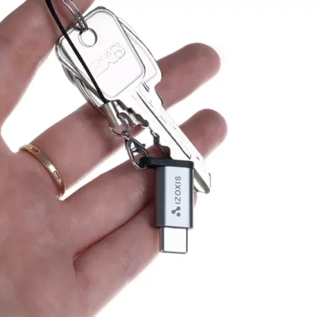Адаптер Izoxis USB-C — Micro USB 2.0 (5904463314108)