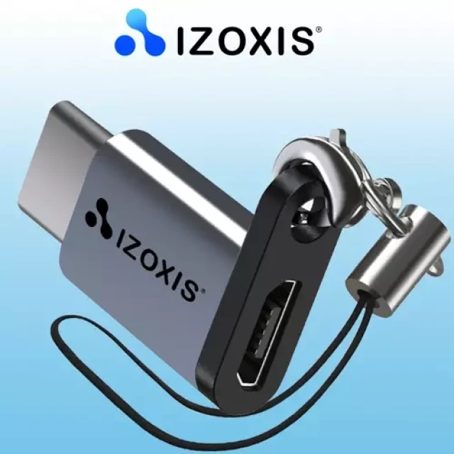 Адаптер Izoxis USB-C — Micro USB 2.0 (5904463314108)