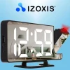Будильник Izoxis з LED-проектором і дзеркалом (5904463314290)