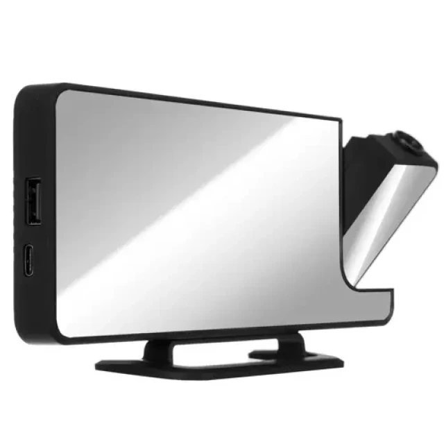 Будильник Izoxis з LED-проектором і дзеркалом (5904463314290)