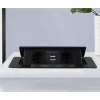 Вбудована розетка Izoxis 2 гнізда + 2 USB Black (5904463314450)