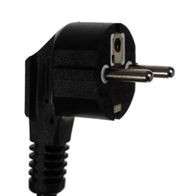 Вбудована розетка Izoxis 2 гнізда + 2 USB Black (5904463314450)