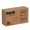 Вбудована розетка Izoxis 3 гнізда Black (5904463314467)