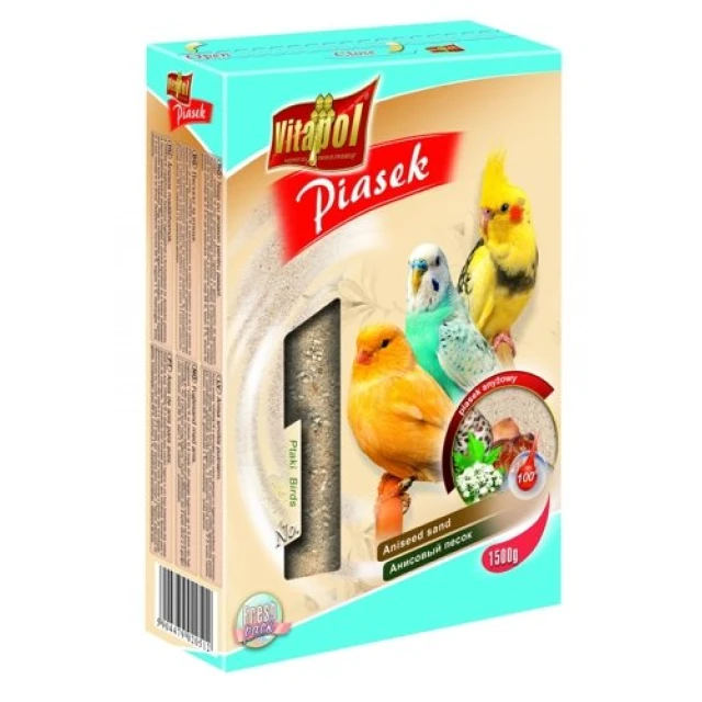 Пісок для птахів Vitapol з анісом 1,5 кг (5904479020512)