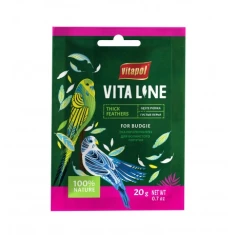 Кормова добавка для хвилястих папуг Vitapol Vitaline для густого пір'я (5904479021427)