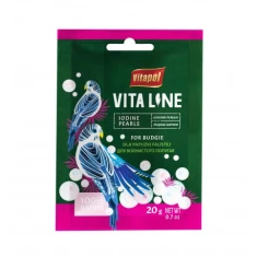 Кормова добавка для хвилястих папуг Vitapol Vitaline йодні перлини (5904479021434)