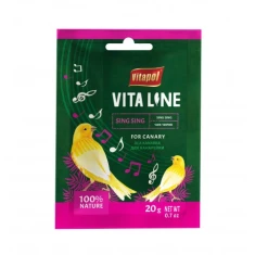 Кормова добавка для канарок Vitapol Vitaline Sing (5904479025418)