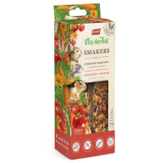 Ласощі для кроликів і гризунів Vitapol Vita Herbal Smakers червоні овочі 2 шт (5904479043429)