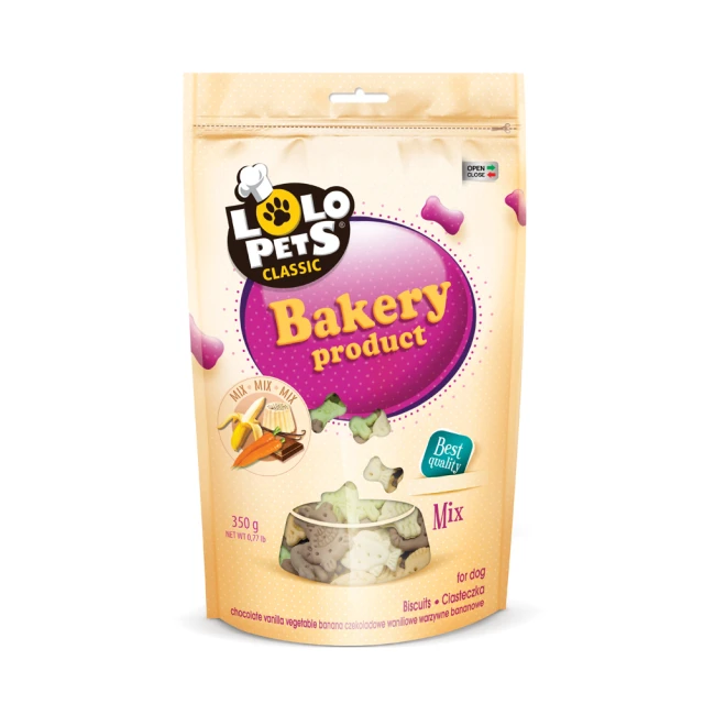 Печиво для собак Lolo Pets Звірятка мікс 350 г (5904479808028)