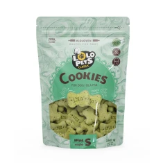 Печиво для собак Lolo Pets кісточки з м'ятою S 350 г (5904479808035)