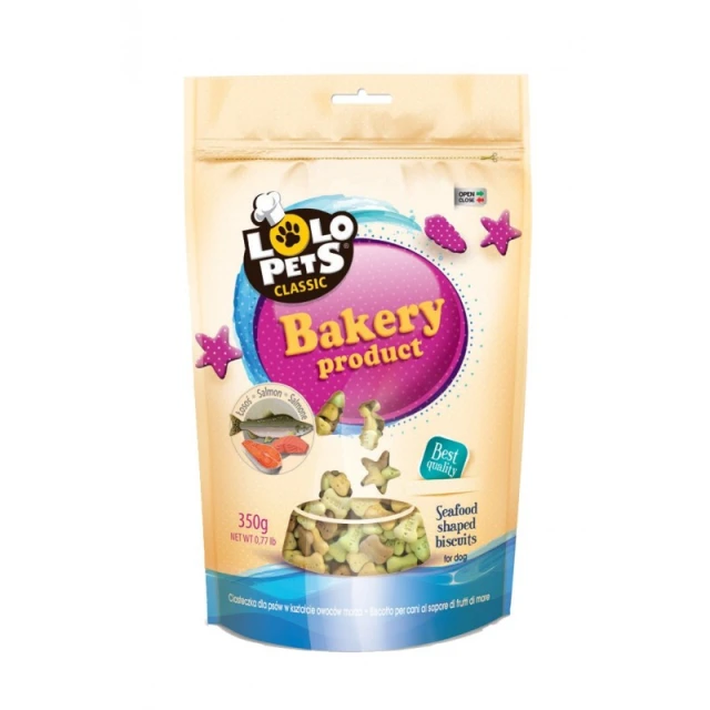 Печиво для собак Lolo Pets з лососем 350 г (5904479808073)