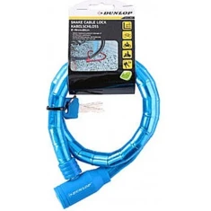 Замок велосипедний Dunlop на ключ Blue (5904501201001)