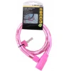 Замок велосипедний Dunlop на ключі Pink (5904501201018)