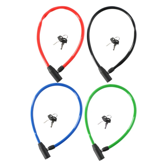 Трос антикрадіжний Dunlop для велосипеда Red (8711252029252RED)