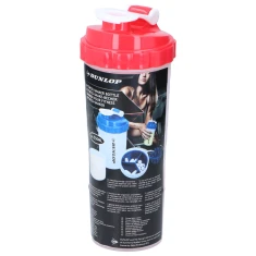 Пляшка спортивна шейкер Dunlop 550 мл Red (8711252135847RED)