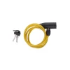 Замок велосипеда спіральний Dunlop 90 см Yellow (E8711252082585_YELLOW)
