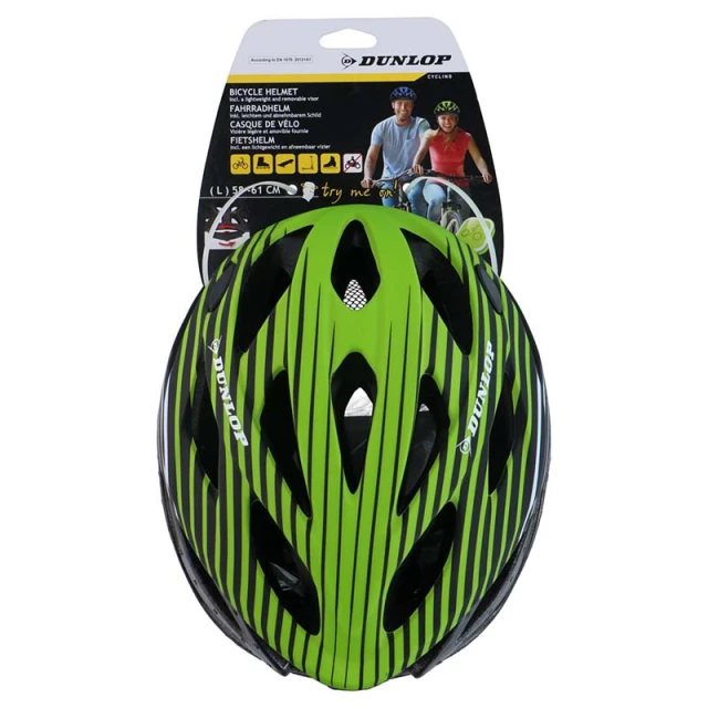 Шолом велосипедний Dunlop MTB розмір L Green (5904501203326)