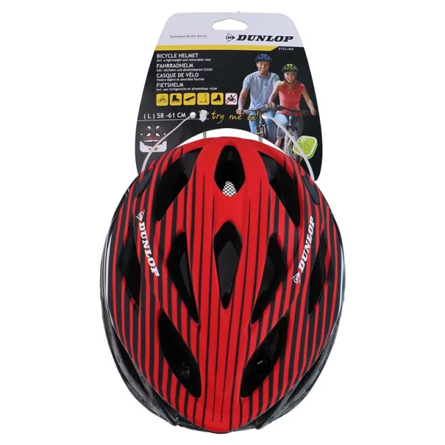 Шолом велосипедний Dunlop MTB розмір L Red (5904501203333)